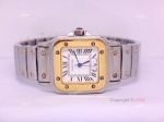 Replica 2-Tone Cartier Santos Men's Quartz Watch 31mm